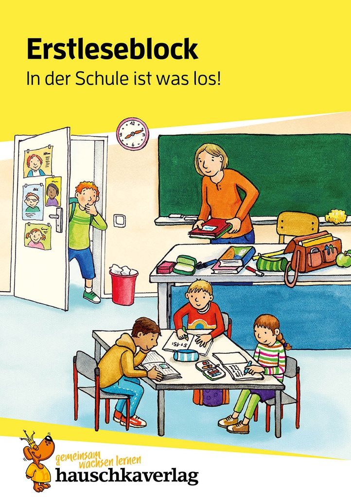 Lesen lernen 1. Klasse für Jungen und Mädchen - In der Schule ist was los!