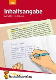 [978-3-88100-228-8] Inhaltsangabe. Aufsatz 7.-9. Klasse, A5-Heft